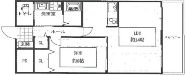 野里駅 徒歩12分 2階の物件間取画像